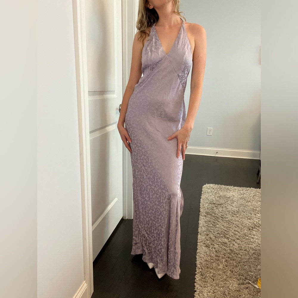 Topshop Lavender Maxi Dress